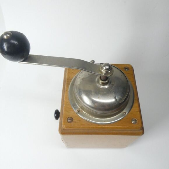 Armin Trosser Coffee Grinder Mill Wooden Vintage West Germany Hand Crank - Picture 8 of 14
